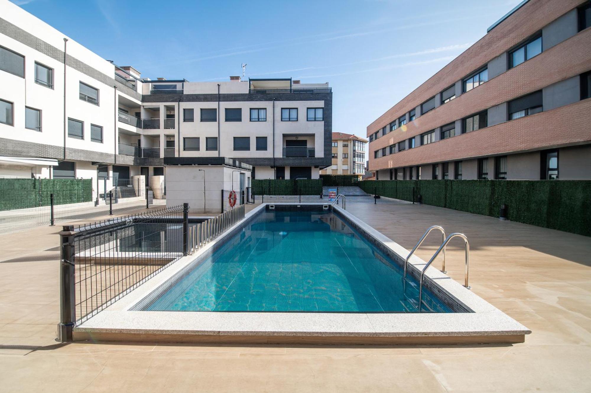 Trisquel, apartamento con piscina en Llanes Exterior foto